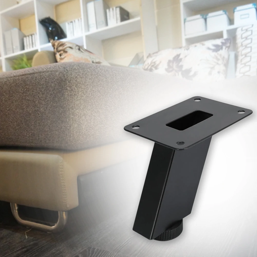 

8cm Furniture Legs Hardware Office Breakfast Bar Non Slip Home Support Iron Adjustable Height Cabinet Table Bed Desk Sofa Feet
