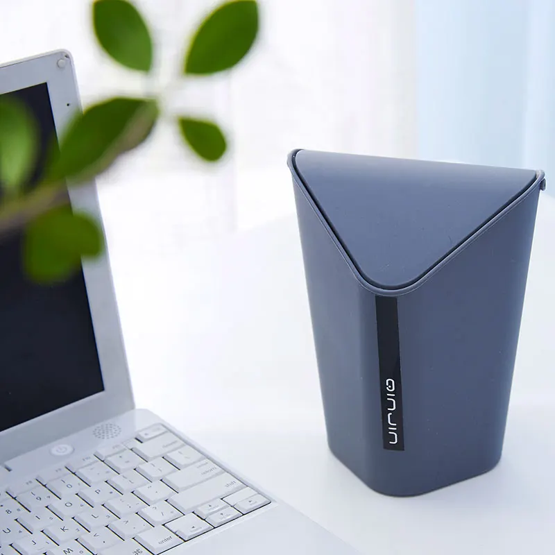 Милый креативный Шейк Крышка Настольная классификация мусорное ведро офисная