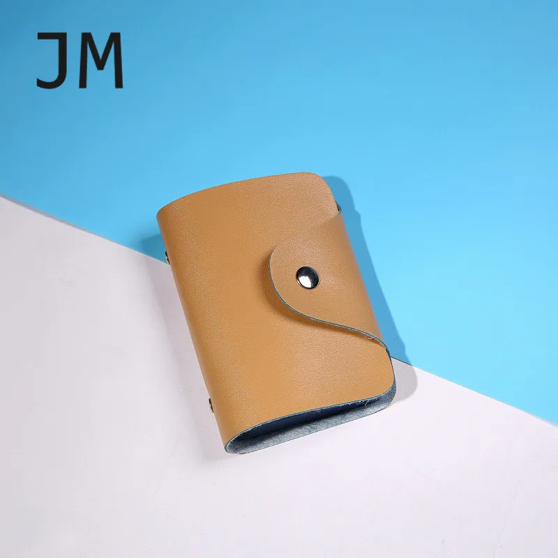 khaki JM корейская мода кошелек 24 слота для карт креативная посылка для карт унисекс посылка для кредитных карт мульти держатель для карт id держатель для карт - Цвет: khaki