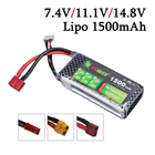Аккумулятор Lipo power 2S7,4 V 3S11,1 V 4S14,8 V 1500mAh 35C MAX RC аккумулятор для гоночного дрона FPV квадрокоптера RC автомобиля лодки вертолета