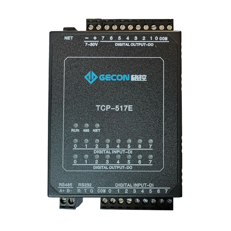 

8-канальный цифровой вход, 8-транзисторный выходной комбинированный модуль Ethernet MODBUS протокол связи TCP