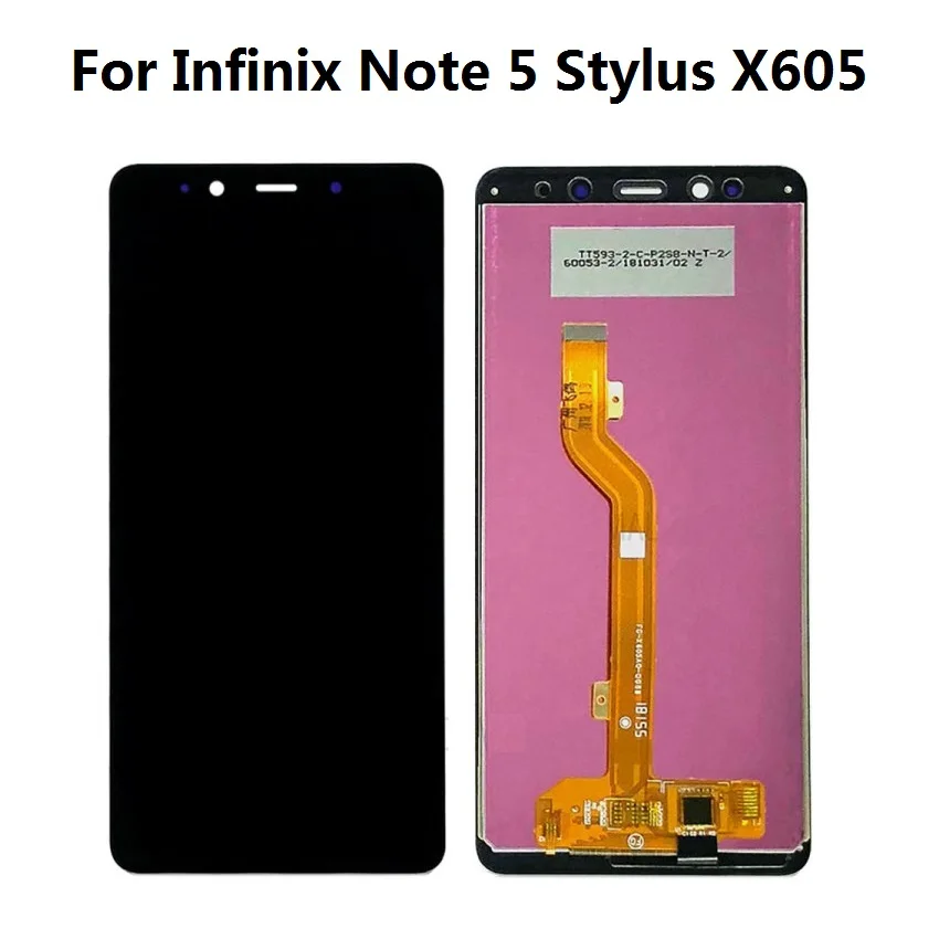 

High AAA Quality For for Infinix Note 5 Stylus X605 LCD Screen and Digitizer Touch Screen Assembly Black