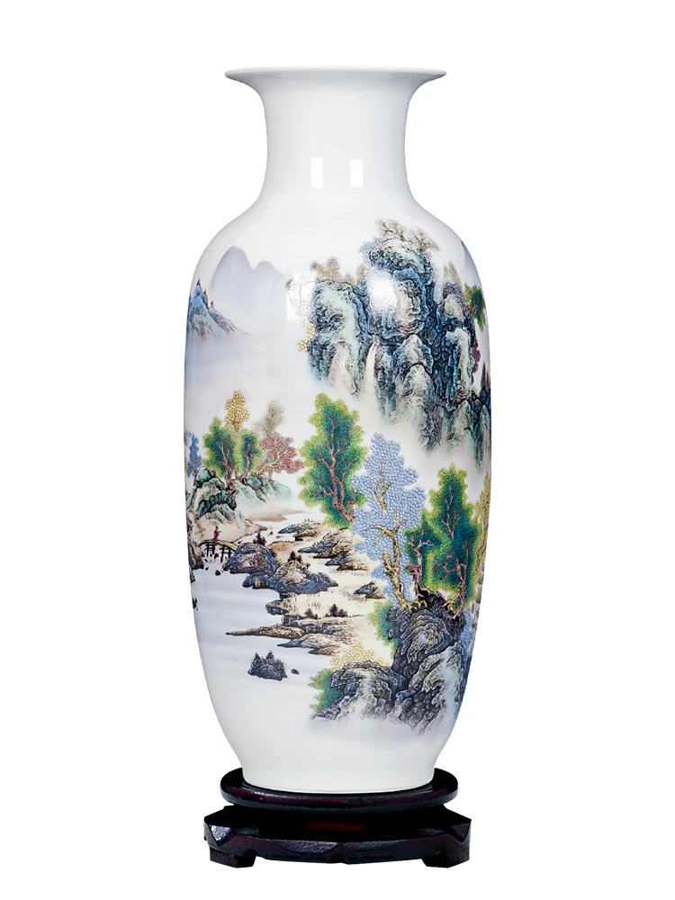 Китайская ваза современный дизайн фарфоровые вазы для цветов керамическая