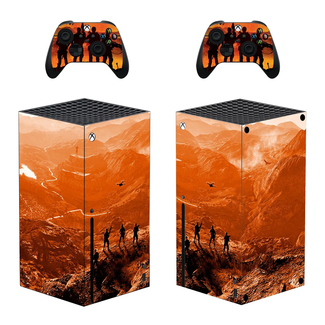 

The Division Skin Sticker Cover for Xbox Series X Console and Controllers Xbox Series X Skin Sticker Decal Vinyl