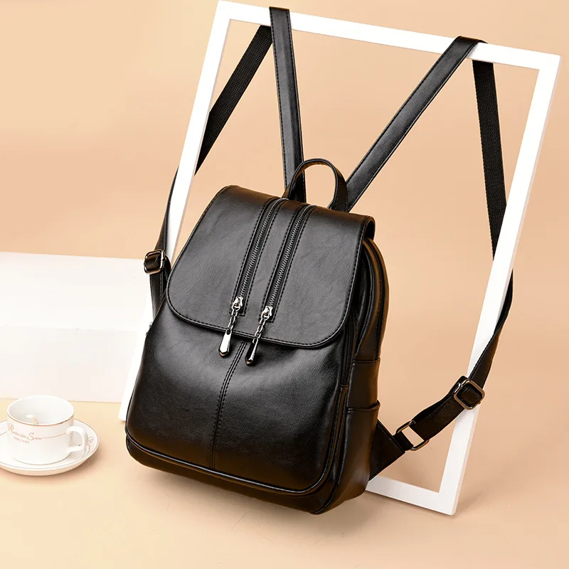 

2019 Brand New Laptop Backpack Women Leather Luxury Backpack Women Fashion Backpack Satchel School Bag Pu NS-33