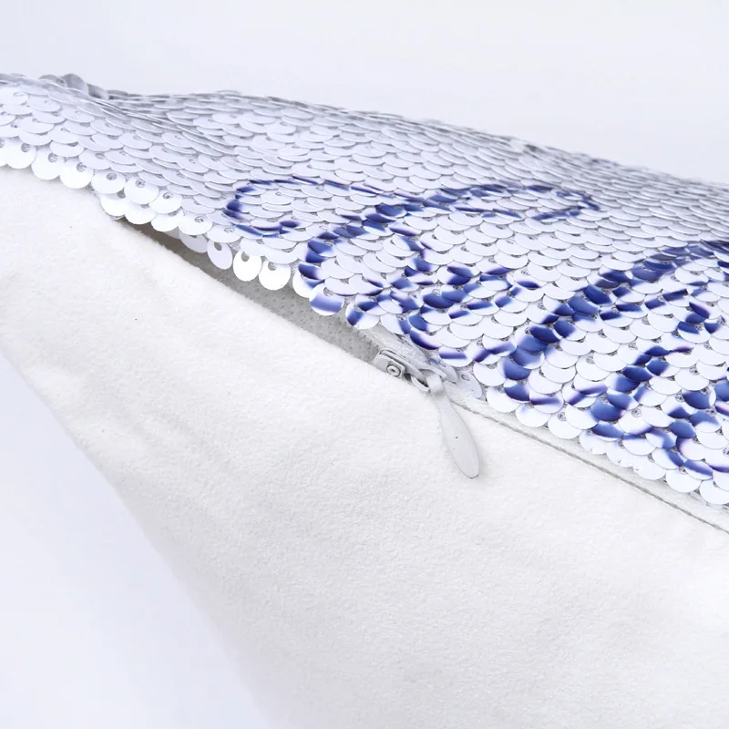 Реверсивный Подушка со стразами чехол Единорог Трамп Цвет изменение Магическая