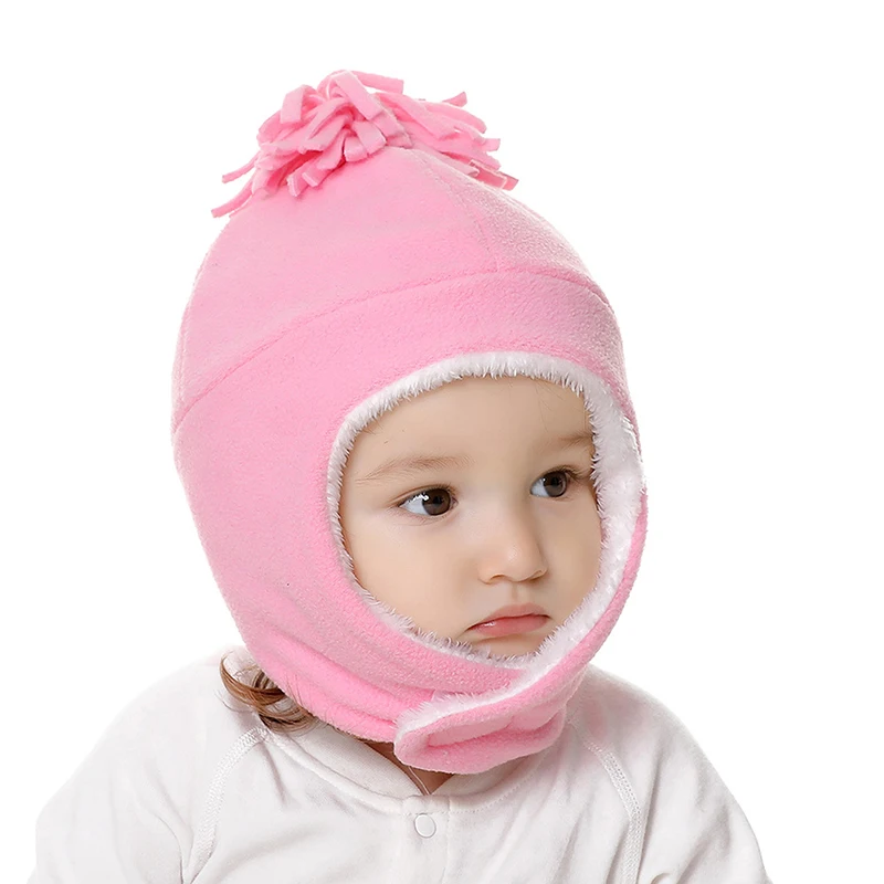 

1 Set 2021 Children's Hat Gloves Autumn Winter New Products Set Polar Fleece Warm Fleece Ear Caps Outdoor Boys Lei Feng Hat New
