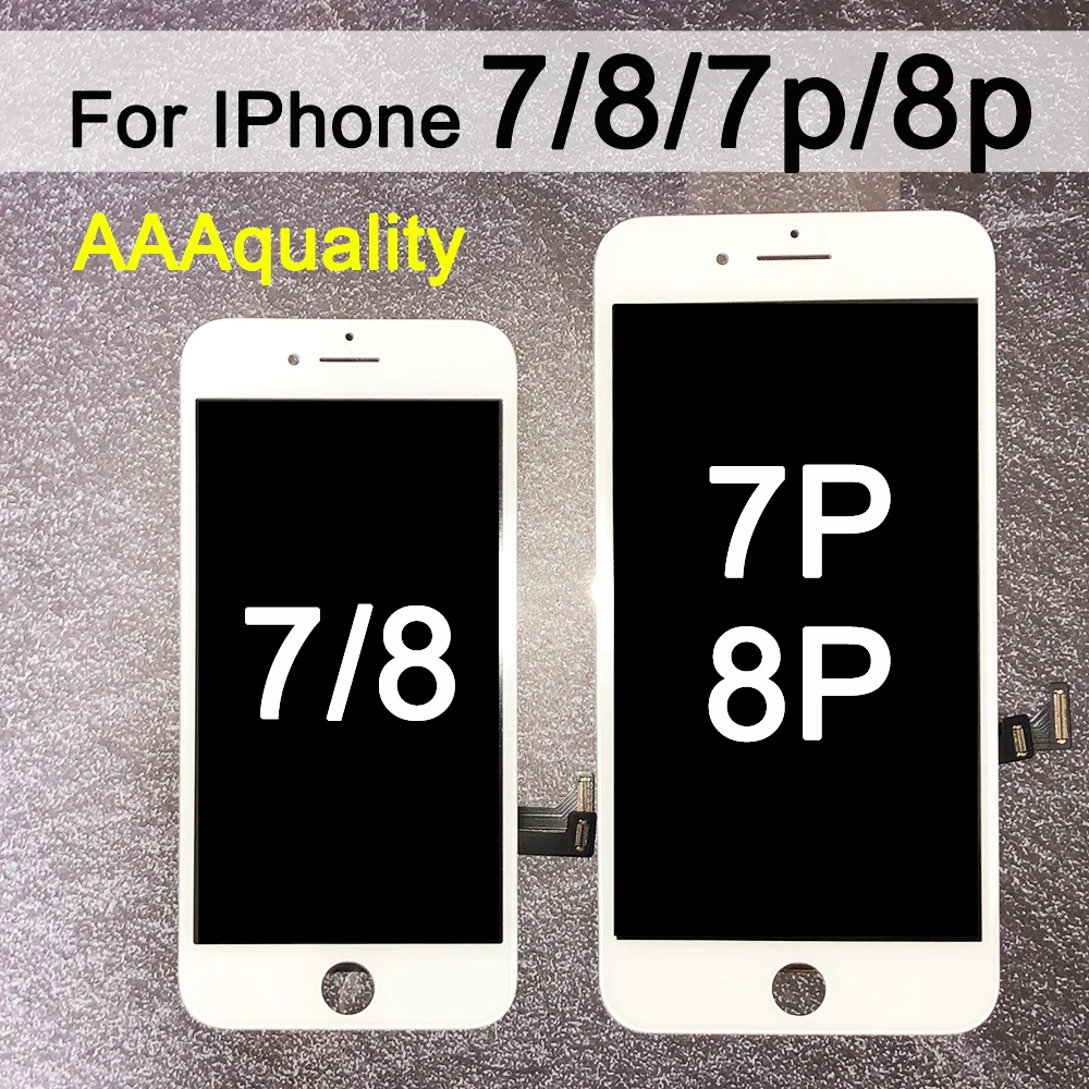 Reemplazo para iPhone 7, montaje de digitalizador de pantalla LCD con pantalla t&aacute;ctil para iphone 7 plus, iphone 8, LCD para iphone 8p-0