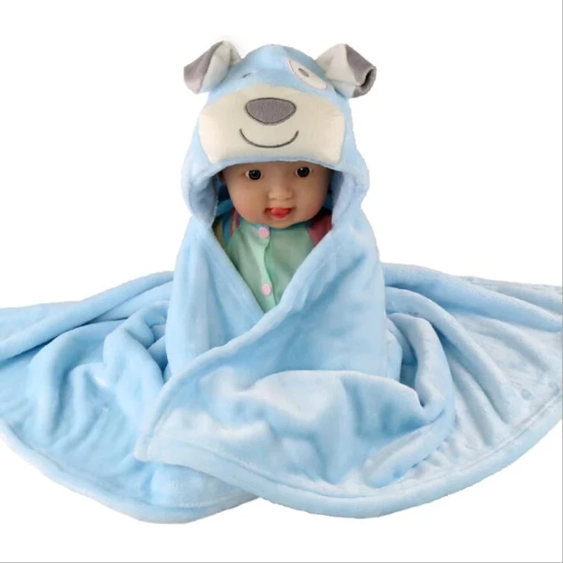 

Baby Bathrobe Cute Animal Cartoon Baby Blanket Kids Hooded Bathrobe Toddler Baby Bath Towel Newborn Baby Blanket Children Towel
