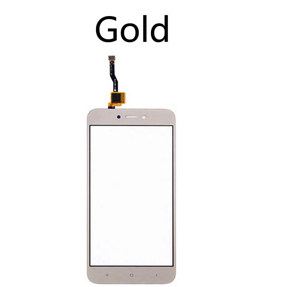 Gold-No tool 5," для Xiaomi Redmi 5A Redmi5A Сенсорная панель Сенсорный ЖК-дисплей стеклянная линза Панель сенсорный экран дигитайзер - Цвет: Gold-No tool