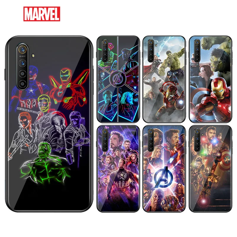 

Cool Marvel Avengers For OPPO F5 F7 F9 F11 R9S R15X R17 Neo K3 K5 A5 A7 A9 A11X Pro Soft Silicone Black Phone Case