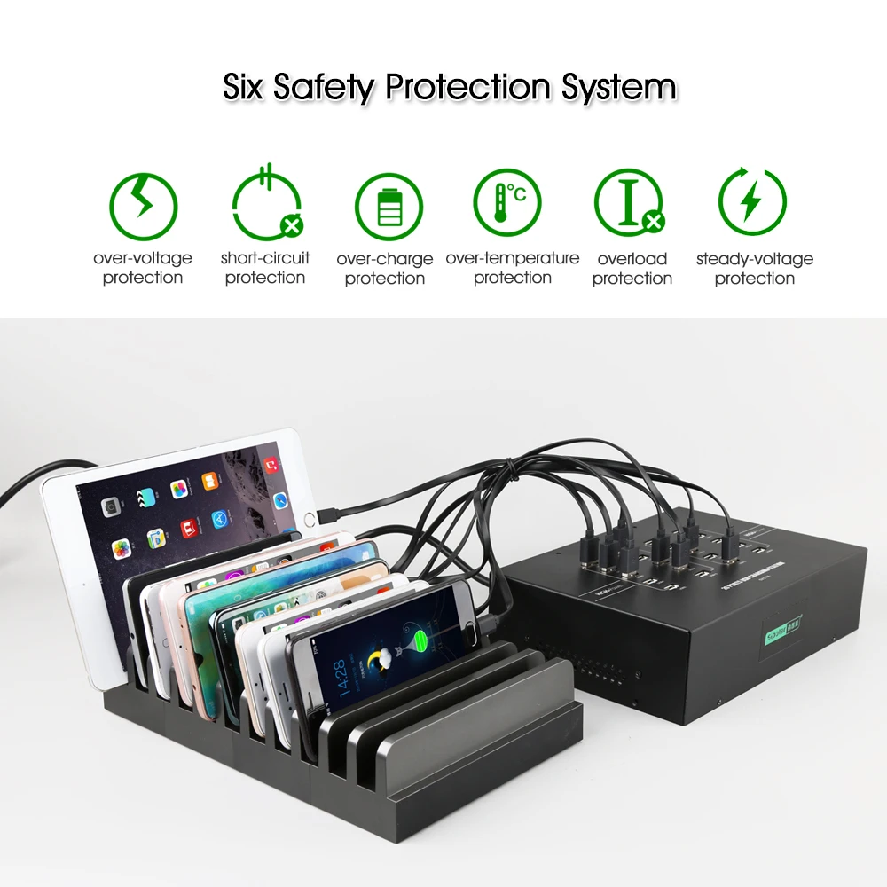 Зарядный концентратор Sipolar с 20 USB портами 2 1 А|USB-хабы| |