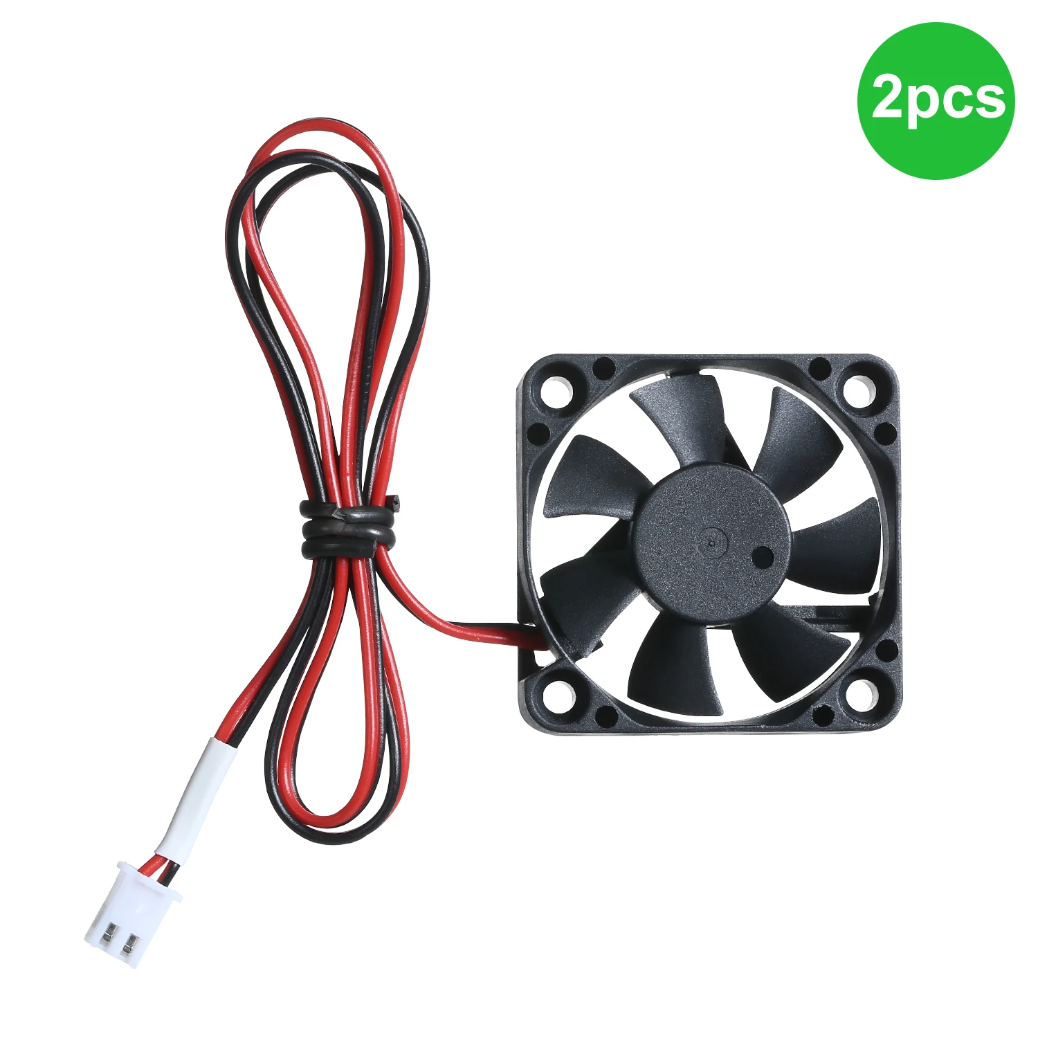 Бесщеточный Охлаждающий вентилятор постоянный ток 24 В 2 провода контакта 40 х40х10