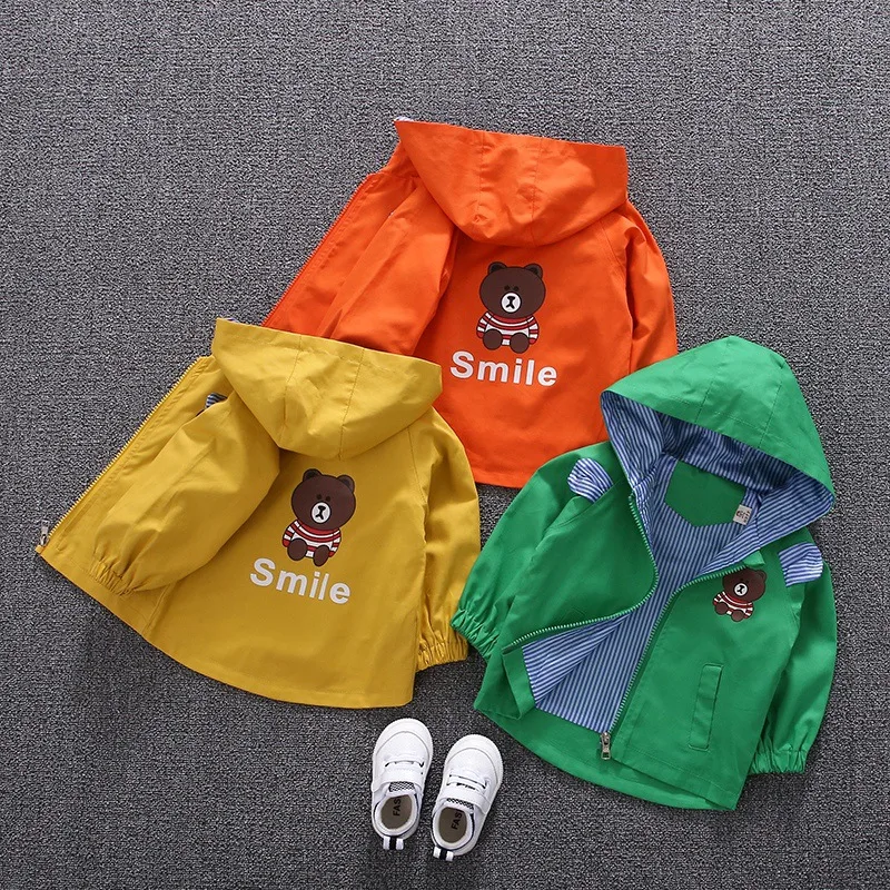 Autumn Casual Boy Jacket Girl Coats Baby Clothes Kids Coat Boys Windbreaker Girls Jackets Toddler Outerwear Children Clothing | Детская