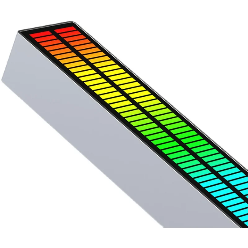 Звукосниматель ритсветильник свет 2D музыкальные уровни аудио вход RGB