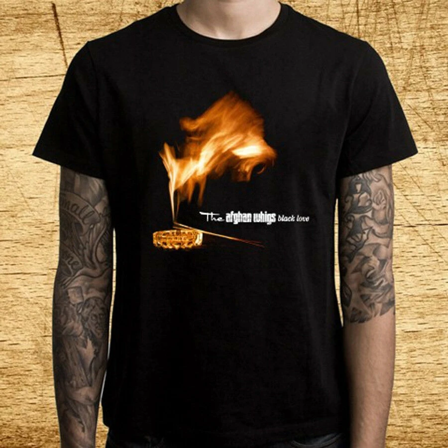 

New The Afghan Whigs American Rock Band Logo Mens Black T-Shirt Size S-3XL