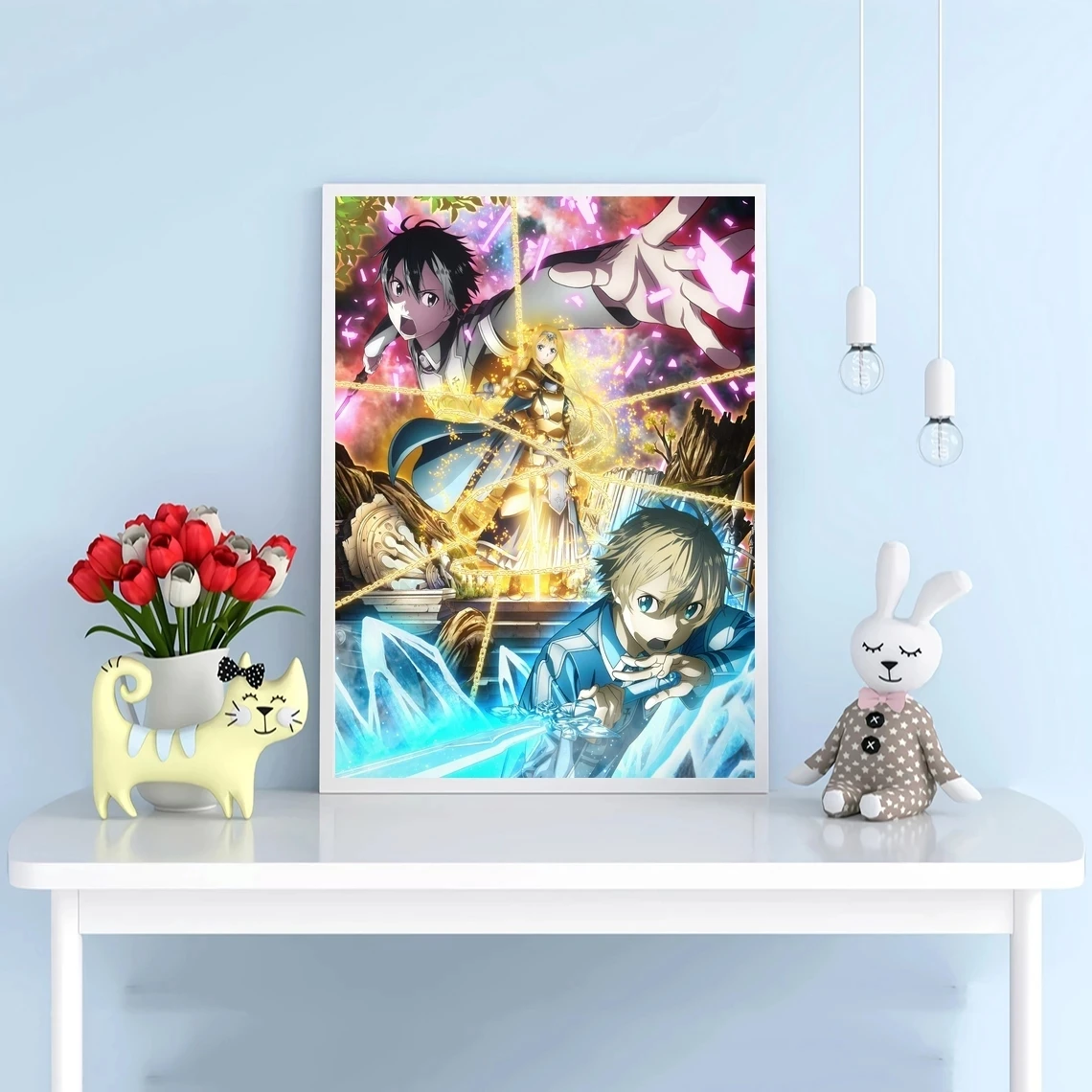 

Sword Art Online Anime Poster Prints And Unframed Canvas Prints Home Decoration Painting ( No Frame )