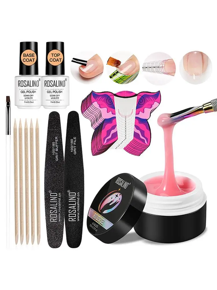 

Japanese style Poly Nail Gel Kit Gel Polish All for Manicure Gel Extension Set 15ML Poly Nail Gel Art Tool Kit Professional Set