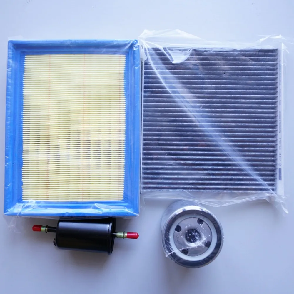 

oil filter + fuel filter + air filter + cabin filter set filters for Roewe 350