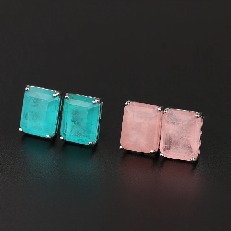 Комплект ювелирных изделий Newranos с голубым педрином из сплава камней