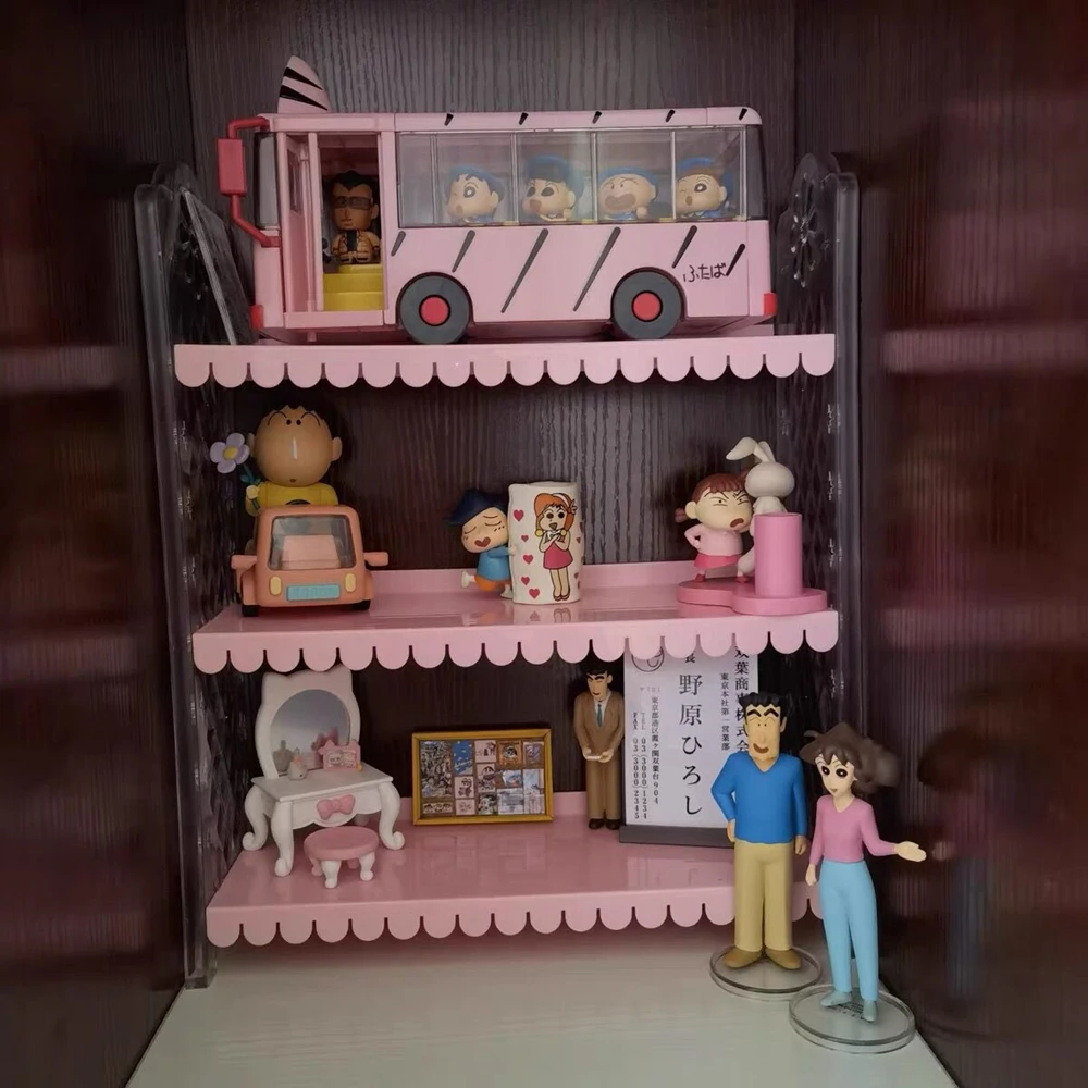 Настольная Складная трехслойная настольная декоративная подставка для хранения