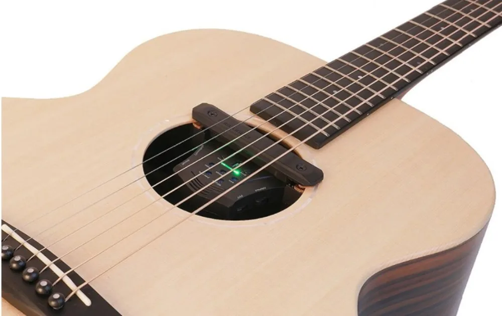 Двойной G0 трансакустическая система Soundhole магнитные датчики свободного открытия реверберации хора задержки частоты Пикапы