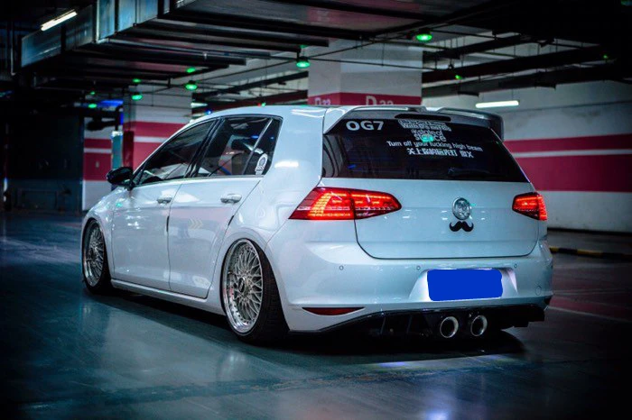 Спойлер для гольфа 2014 2018 Volkswagen Golf 7 5 ADGK спойлер из АБС пластика цветной задний