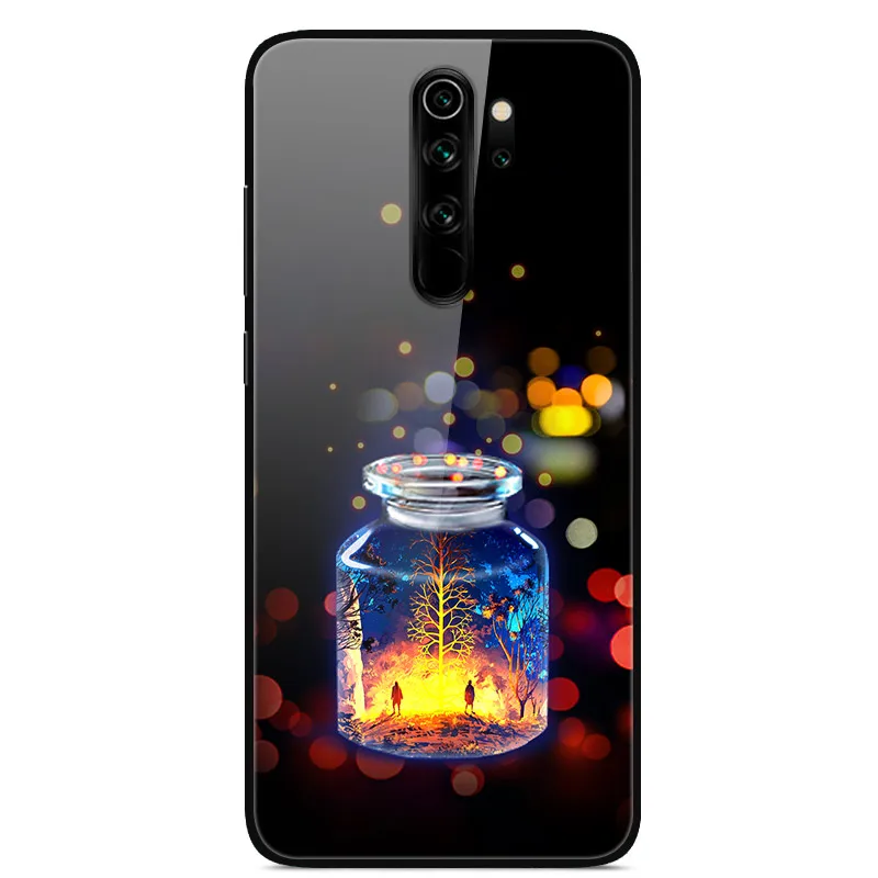 26 Redmi Note 8 Pro Чехол 6,53 ''стекло твердая задняя крышка для Xiaomi Redmi Note 8 Pro чехлы для телефонов силикон бампер Fundas Redmi Note8 8T - Цвет: 26