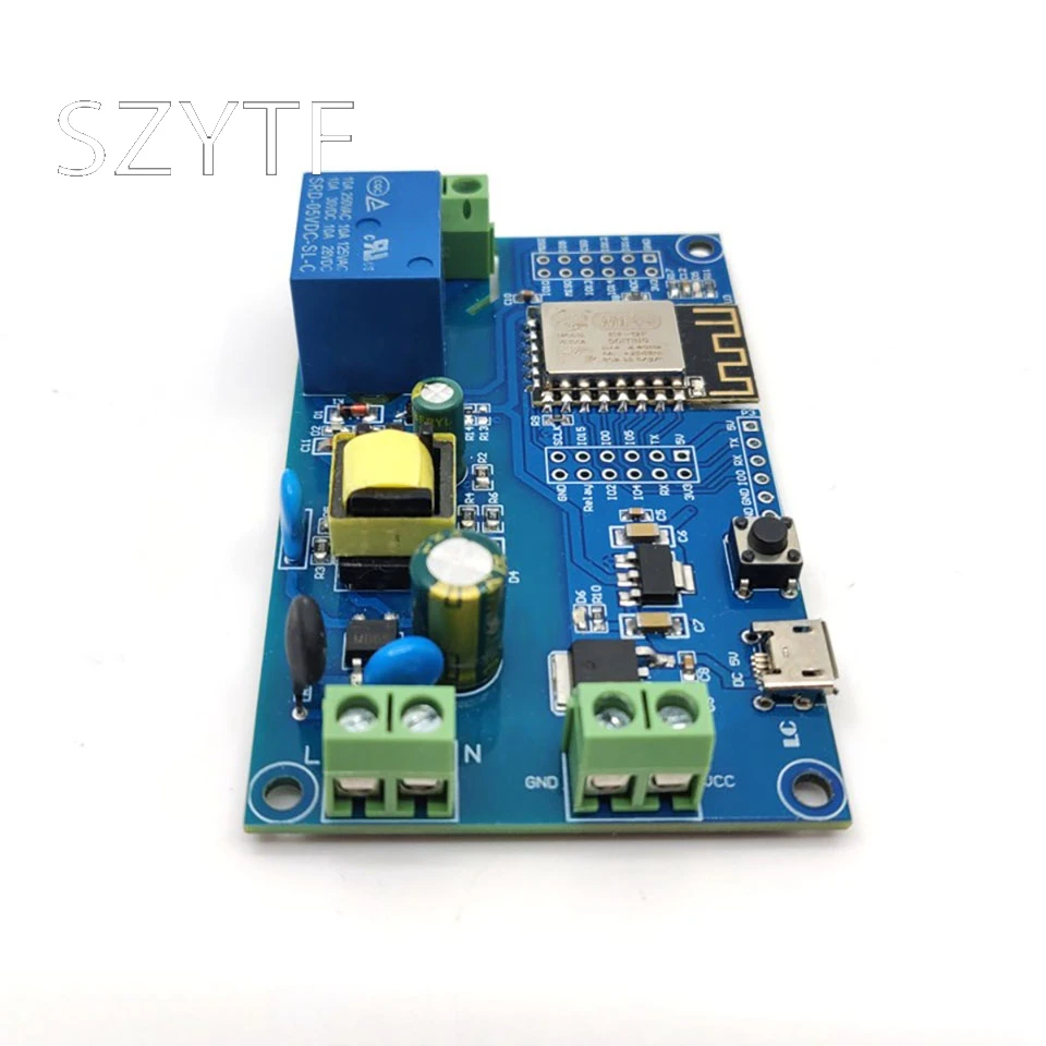 Блок питания переменного/постоянного тока ESP8266 WiFi одноканальный релейный модуль