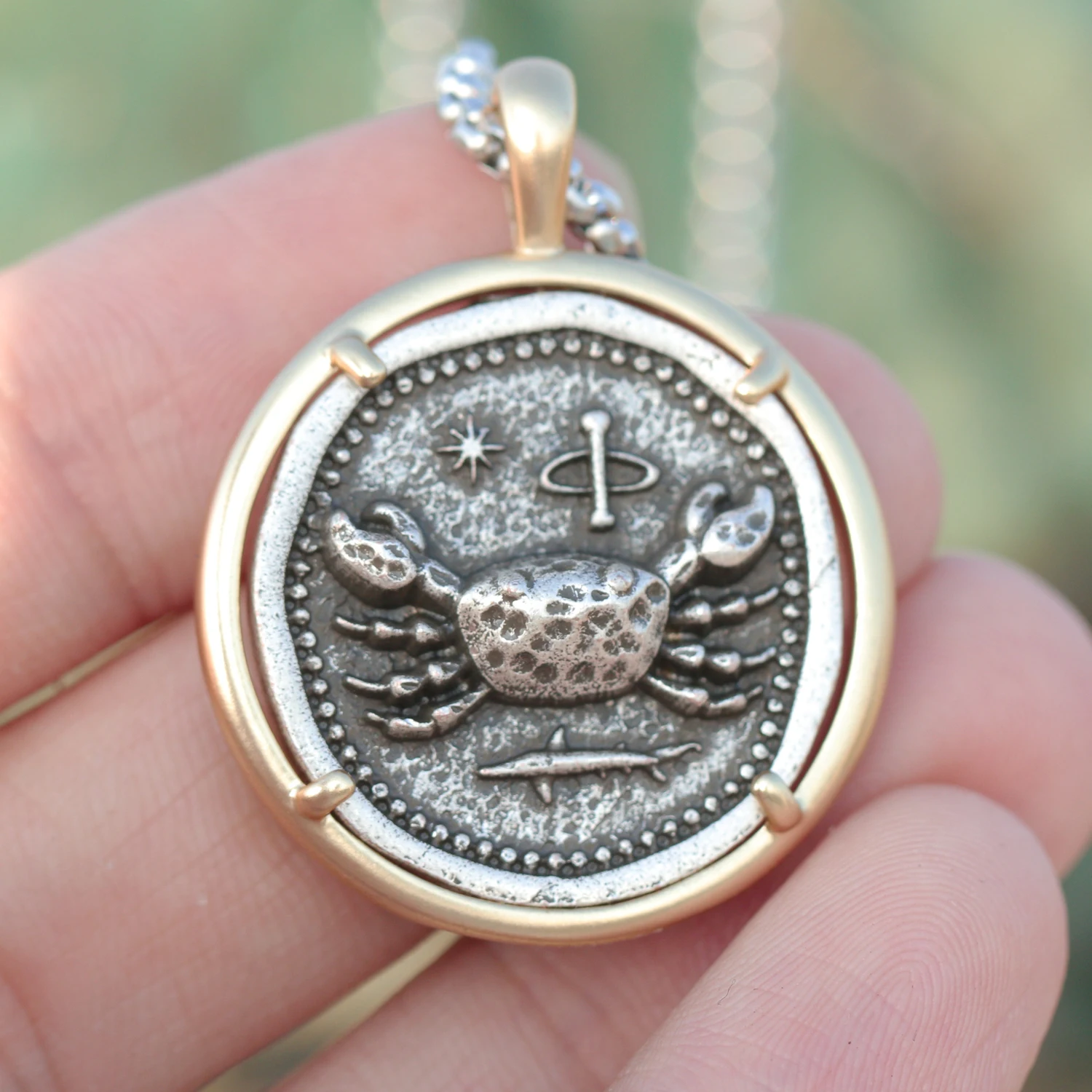 Ожерелье с крабом модная подвеска мечта о море Пляжное украшение Oceam для мужчин и