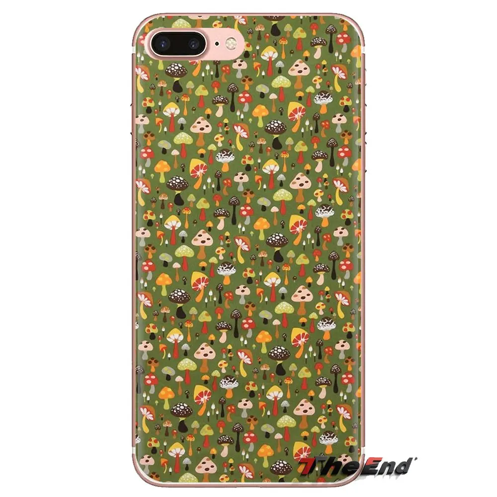 Красный супер красочный гриб для sony Xperia Z Z1 Z2 Z3 Z5 compact M2 M4 M5 E3 T3 XA Aqua LG G4 G5 G3 G2 Mini Чехол