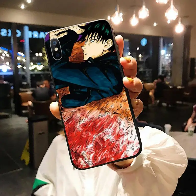

Jujutsu Kaisen Fushiguro Megumi Phone Case for iPhone 11 12 pro XS MAX 8 7 6 6S Plus X 5S SE 2020 XR