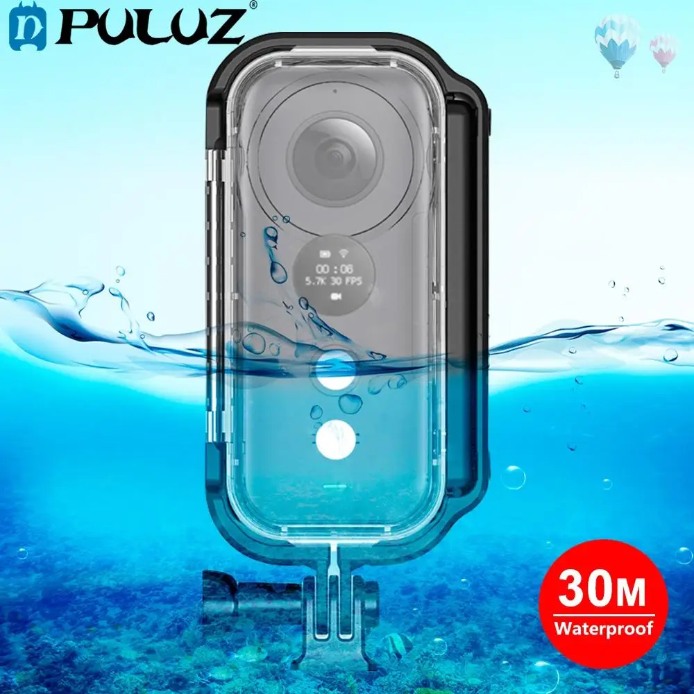 PULUZ 30 м подводный водонепроницаемый корпус защитный чехол для Insta360 ONE X аксессуары