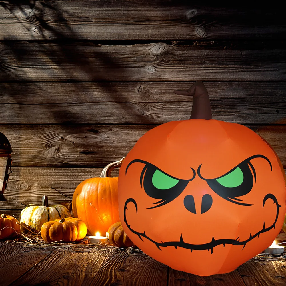 

Air Ball Inflatable Toys Inflatable Green Eye Pumpkin Spooky Lighted Doll Halloween Holiday Props Lighted Balloon Pumpkin Ghost