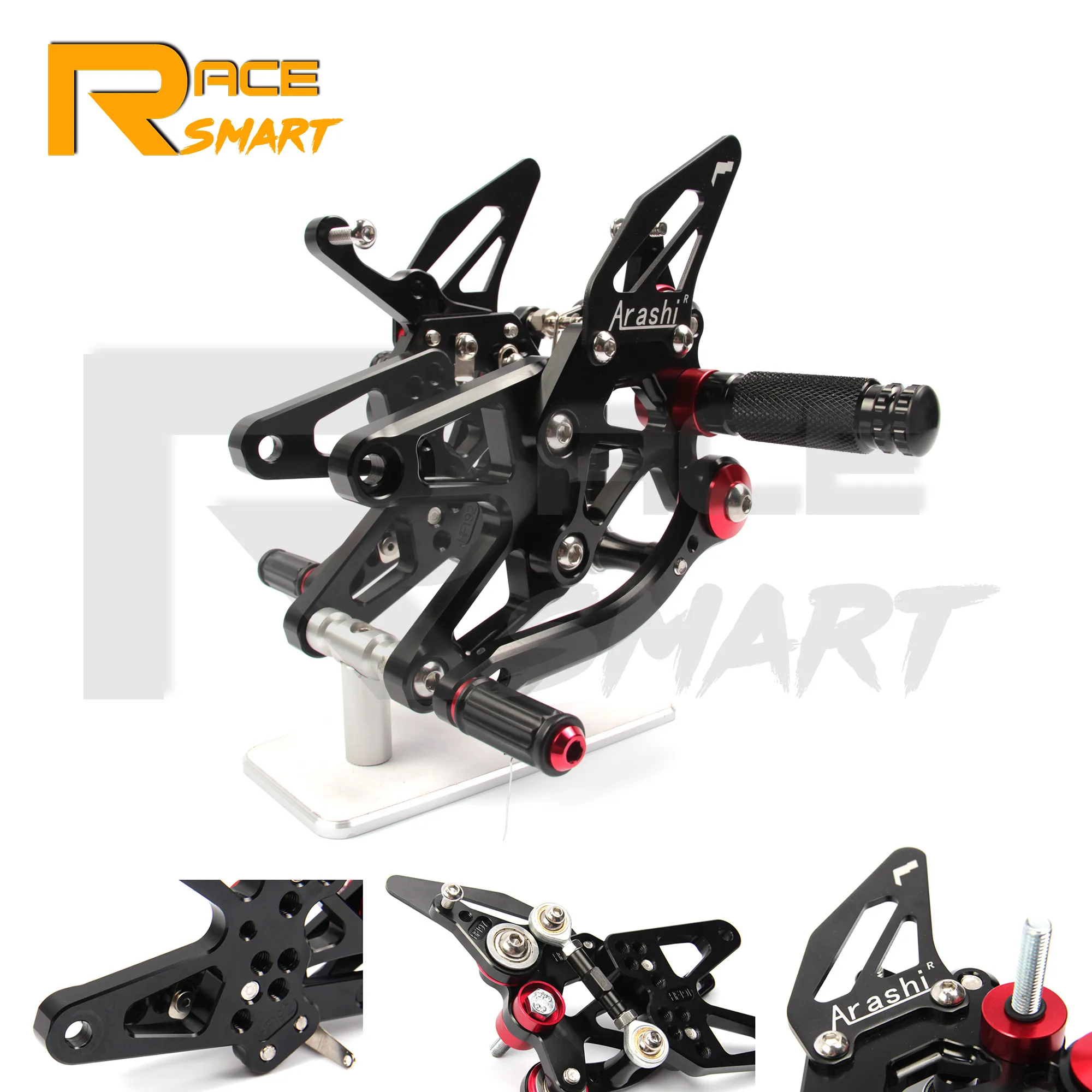 CNC регулируемые Задние подножки для BMW S1000RR HP4 2009 2014 ног педали аксессуары