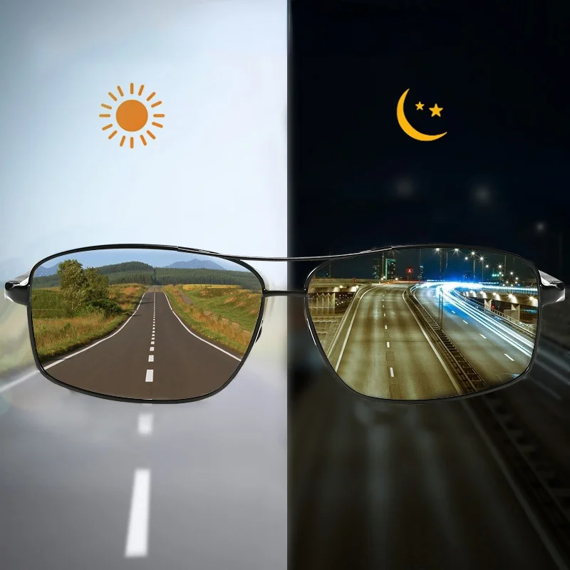 

Солнцезащитные очки для мужчин и женщин, поляризационные, меняющие цвет, фотохромные, с антибликовым покрытием, для вождения, CE