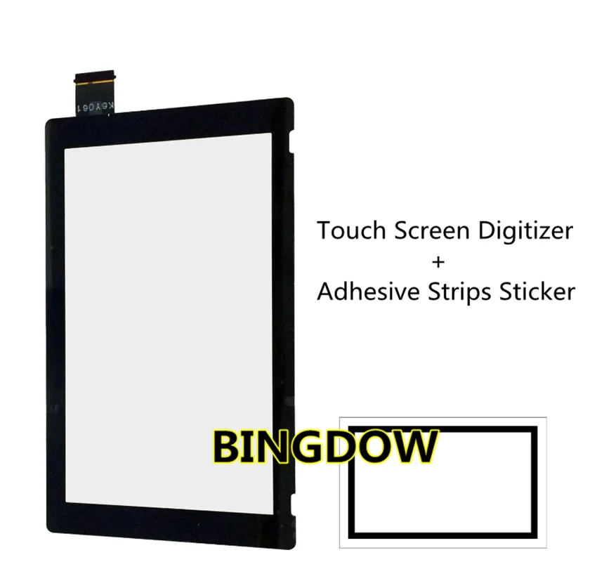 Сенсорный экран дигитайзер стеклянная панель Замена для консоли NS Switch клейкие