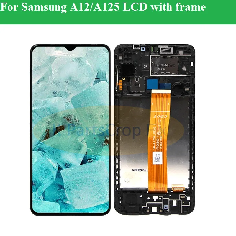 Дисплейный модуль для Samsung Galaxy A12 SM-A125F SM-A125F/DSN сенсорный экран дигитайзер в сборе