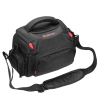 camera storage travel carry bag with rain cover strap for dslr slr camera camera lens flash