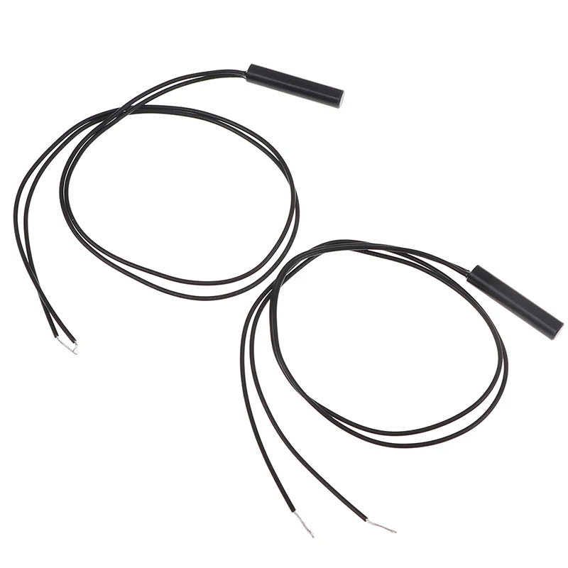 Free Shipping! 2pcs Cylindrical Plastic Mounted Reed Proximity Switch Magnetic Sensor Normal Open 34cm | Инструменты