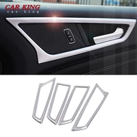 for ford edge 2015 2016 2017 abs chrome matte car inner door bowl protector frame cover trim car styling interior accessories