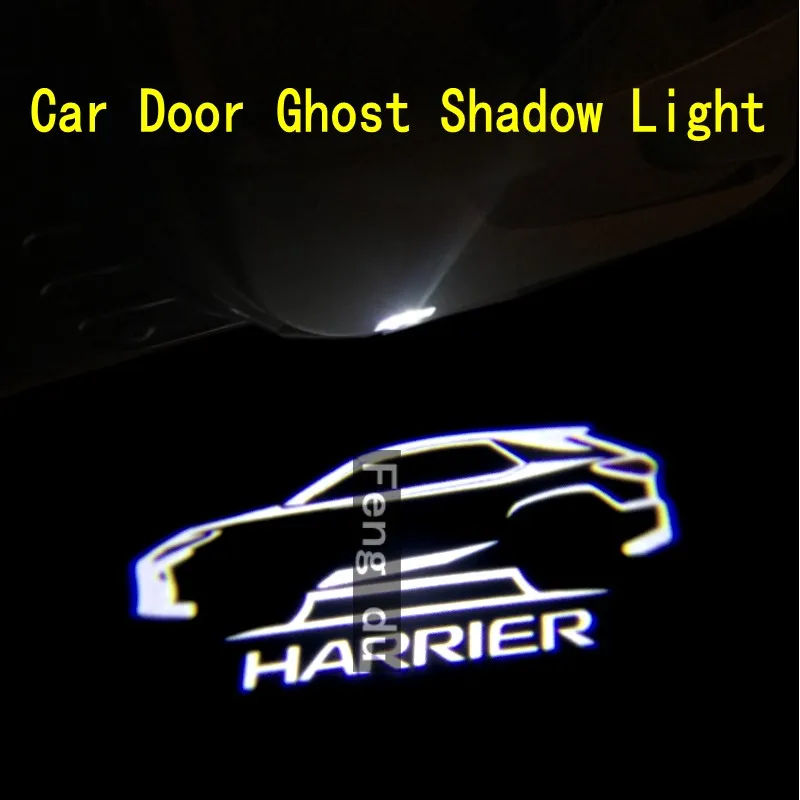

2pcs Logo For 2003-2022 HARRIER LED Car Door Light Projector Ghost Shadow Light Welcome Light Courtesy Light Ambient Light