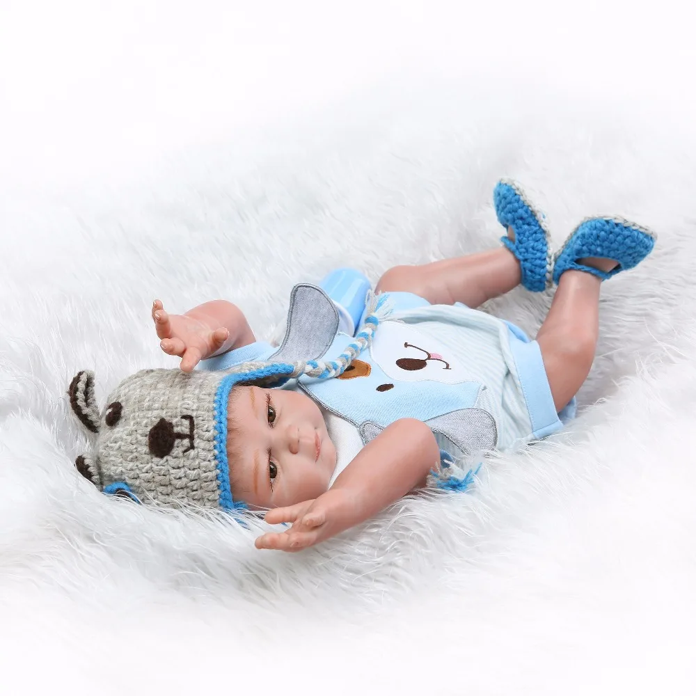 20-дюймовая Реалистичная кукла Reborn Baby Twins 50 см Спящая девочка и проснущаяся