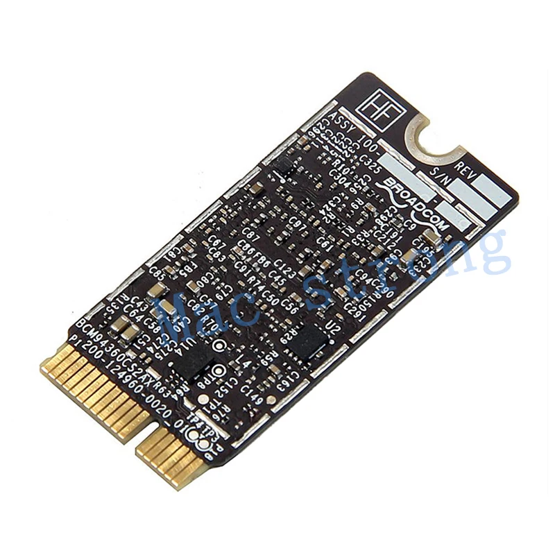 

Tested BCM94360CS2 A1466 WIFI Card for Macbook Air 11" A1465 Wifi Wireless Bluetooth BT 4.0 Airport 802.11ac MD711 2013-2017