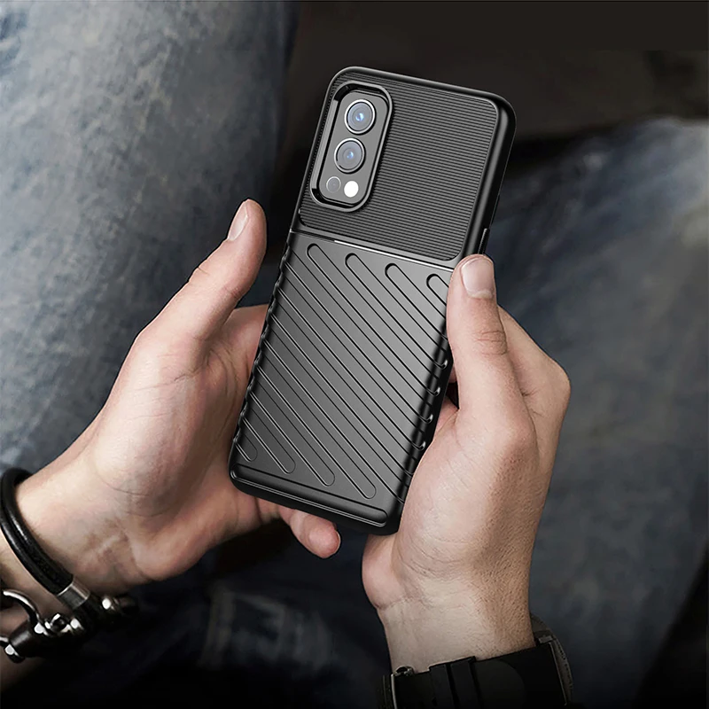 For Oneplus Nord2 5G Case Armor Soft TPU Armor Rugged For  Oneplus Nord2 5G Cover For Oneplus Nord2 5G Oneplus Nord CE N200 N100