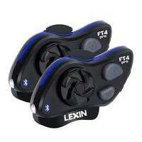 lexin ft4 pro intercom casco para motocicleta type cbt 5 0 with high sound quality up to 150kmh for 4 bikers 1 miles headset