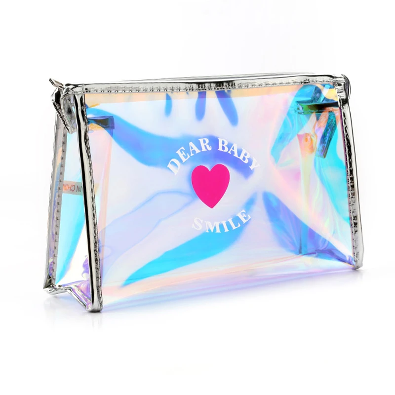

Women Transparent Makeup Bags Fashion PVC Clear Cosmetic Bag Travel Organizer Beauty Case Toiletry Bath Wash Make Up Bag Pouch