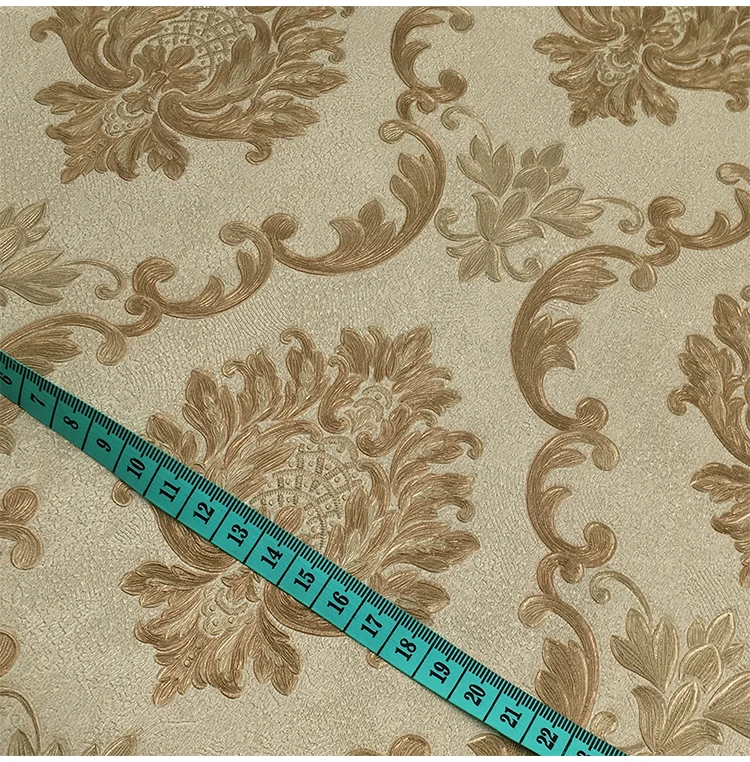 Синие Дамасские обои домашний декор для парикмахерской вас комнаты 3d