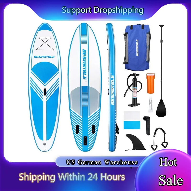 

2021 NEW Stand Up Paddle Board Surfing Water Sport Sup Board 120 X 30 X 6 Inch Inflatable Surfboard Dinghy Raft Paddle Board