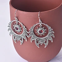 hindu shiva fire earrings retro exaggerated earrings earrings for women exquisite creative personality charm religious party